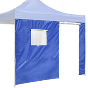 TheDisplayOutlet InstaHibit Canopy Sidewall w/ Door & Window 9'7"Lx6'7"H, Blue Image
