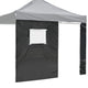TheDisplayOutlet InstaHibit Canopy Sidewall w/ Door & Window 9'7"Lx6'7"H, Black Image