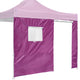 TheDisplayOutlet InstaHibit Canopy Sidewall w/ Door & Window 9'7"Lx6'7"H, Vivid Viola Image