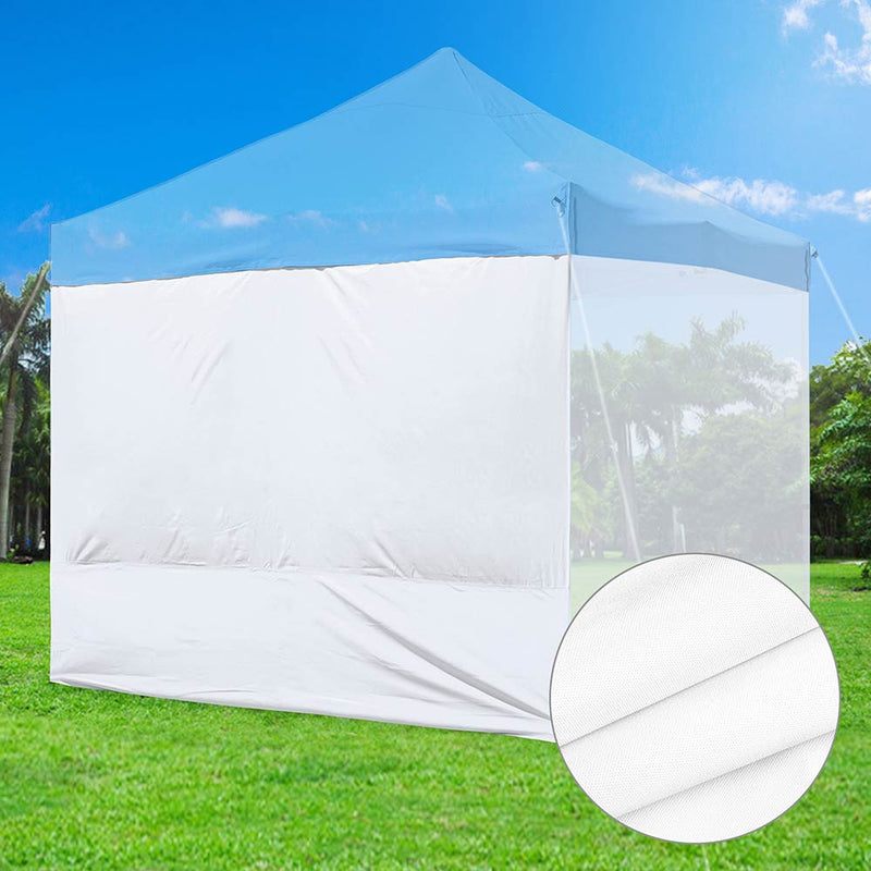 TheDisplayOutlet 10'x7' Sidewall for Pop Up Canopy CPAI-84 UV50+, White Image