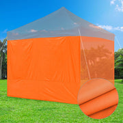 TheDisplayOutlet 10'x7' Sidewall for Pop Up Canopy CPAI-84 UV50+, Orange Image