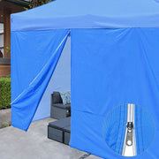 TheDisplayOutlet 10'x7' Sidewall w/ Zipper for Pop Up Canopy CPAI-84, Blue Image