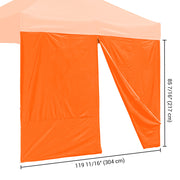 TheDisplayOutlet 10'x7' Sidewall w/ Zipper for Pop Up Canopy CPAI-84 Image