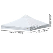 TheDisplayOutlet 10x10 Pop Up Canopy Top Replacement Roof 9'7"x9'7" Image