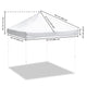 InstaHibit Canopy Replacement 10x10 Pop Ups CPAI-84 FireRetardant