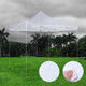 TheDisplayOutlet Clear Pop Up Tent Canopy Top Replacement Roof Image