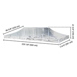 Replacement Top for 10'x20' Waterproof Pop Up Canopy