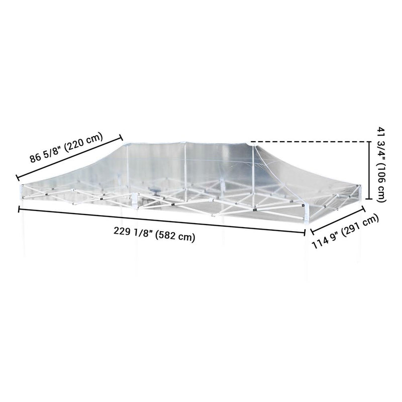 Replacement Top for 10'x20' Waterproof Pop Up Canopy