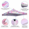 10x10 Canopy Replacement Top Tie-dyed Pink 9'7"x9'7"