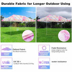 10x20 Canopy Replacement Top Tie-dyed Pink