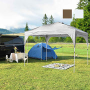 TheDisplayOutlet 10'x10' Pop Up Canopy with Vent Weight Bags Rolling Bag Image