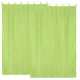 TheDisplayOutlet Tab Top Curtain Panel for Porch, Doors 54x84 2ct/Pack, Green Glow Image