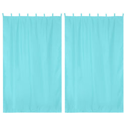 2ct/Pack Tab Top Curtain Panel for Porch, Doors 54x96