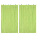 2ct/Pack Tab Top Curtain Panel for Porch, Doors 54x96