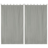Tab Top Curtain Panel for Porch, Pergola 54x108 2ct/Pack