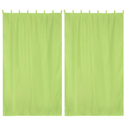 Tab Top Curtain Panel for Porch, Pergola 54x108 2ct/Pack
