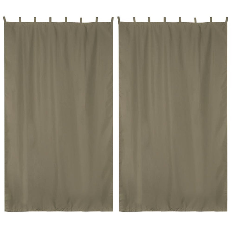Tab Top Curtain Panel for Porch, Pergola 54x108 2ct/Pack