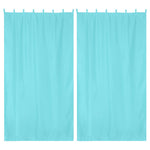 Tab Top Curtain Panel for Porch, Pergola 54x120 2ct/Pack