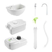 TheDisplayOutlet Foot Pump Hand Wash Station with Waste Tank 4.5gal+6.3gal Image
