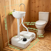 TheDisplayOutlet Foot Pump Hand Wash Station with Waste Tank 4.5gal+6.3gal Image