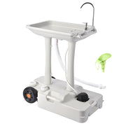 TheDisplayOutlet Foot Pump Hand Wash Station with Wheels 8 gal Image