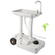 TheDisplayOutlet Foot Pump Hand Wash Station with Wheels 8 gal Image