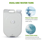 TheDisplayOutlet 6.3 gal Portable Water Storage Tank or Waste Tank Image