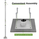 Poles for Shade Sails (Post, Base, Extension & D-Ring Clamp)