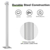 Poles for Shade Sails (Post, Base, Extension & D-Ring Clamp)