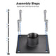 TheDisplayOutlet Poles for Shade Sails (Post, Base & D-Ring Clamp) Image