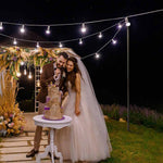 10ft Pole for Outdoor String Lights Shade Planters