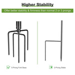 10ft Pole for Outdoor String Lights Shade Planters