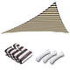 Triangle Sun Shade Patio Shade Sail Deck Shade 11x11x11