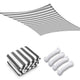 Rectangle Shade Sail Patio Deck Shade 13x19