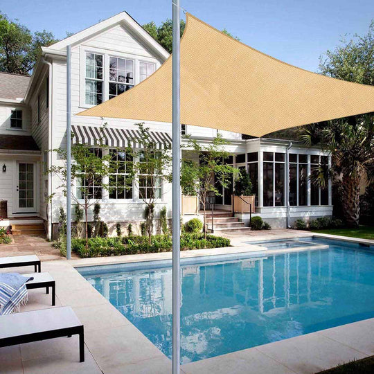 Rectangle Shade Sail Patio Deck Shade 13x10