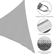 Triangle Shade Sail Patio Shade 25x25x25