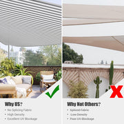 Triangle Shade Sail Patio Shade 25x25x25