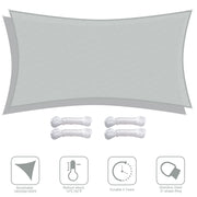 Rectangle Shade Sail Patio Deck Shade 7x13