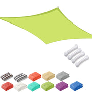 Rectangle Shade Sail Patio Deck Shade 8x10