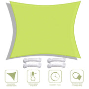 Rectangle Shade Sail Patio Deck Shade 8x10