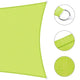 Rectangle Shade Sail Patio Deck Shade 8x10