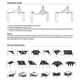 Rectangle Shade Sail Patio Deck Shade 8x10
