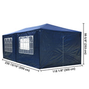 TheDisplayOutlet 10x20 Outdoor Party Tent with Sides(6-Wall) Image