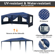 TheDisplayOutlet 10x20 Outdoor Party Tent with Sides(6-Wall) Image