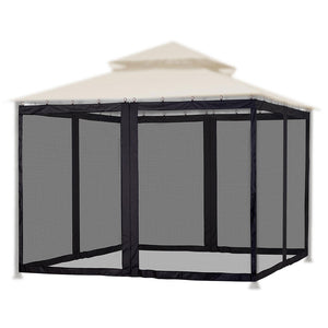 TheDisplayOutlet Gazebo Netting Replacement for 10x10 Gazebos Image