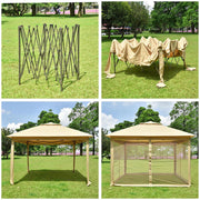 Pop Up Gazebo with Netting 11x11 ft