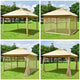 Pop Up Gazebo with Netting 11x11 ft