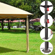 TheDisplayOutlet Pop Up Gazebo with Netting 11x11 ft Image