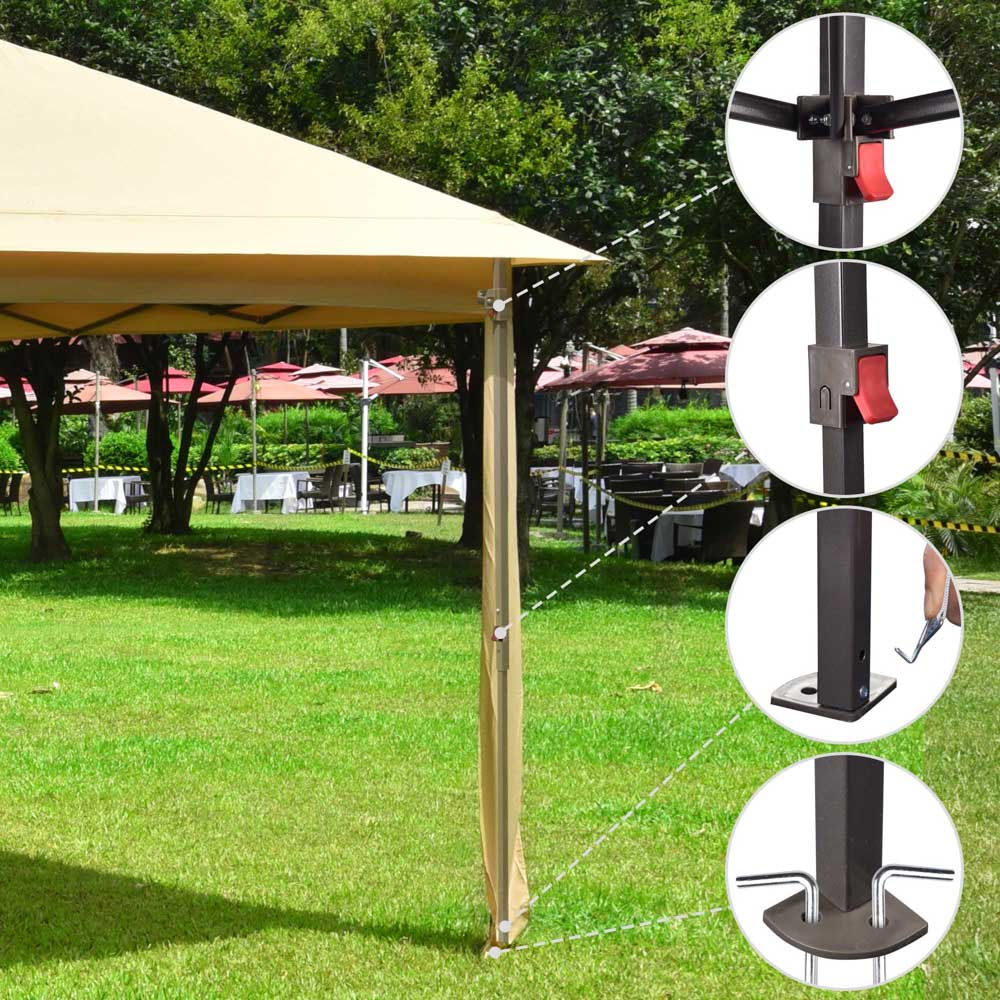 Pop Up Gazebo with Netting 11x11 ft Pop Up Gazebo with Netting 11x11 ft