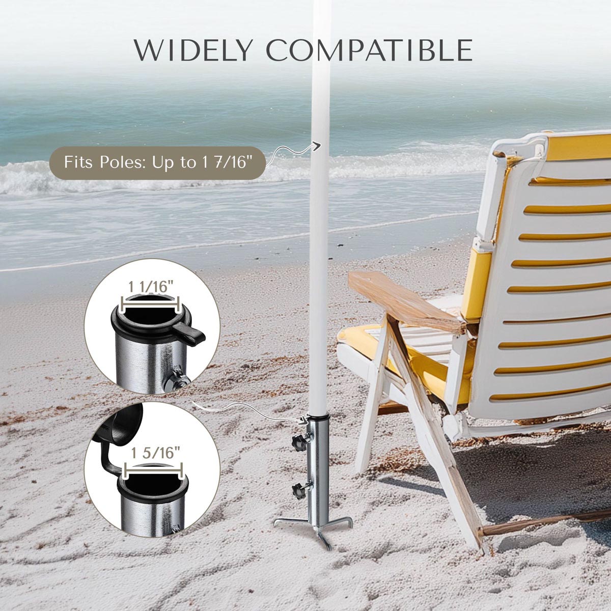 beach umbrella stand for patio TheLAShop 6ft Fringe with is designed to provide shade and portability for your outdoor adventures Patio Umbrella Base with Wheels